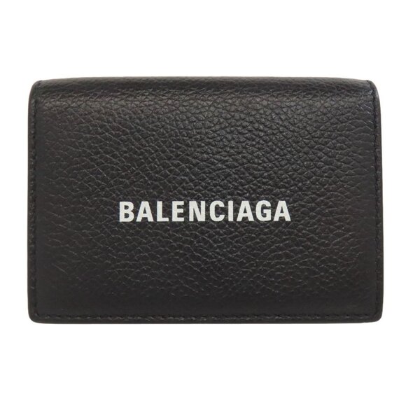 BALENCIAGA Black Leather Wallet - Picture 1 of 11